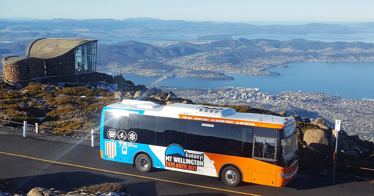 ホバート：クナニー/マウント ウェリントン エクスプローラー バス