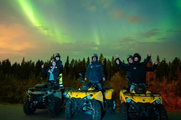 Rovaniemi: tour en quad de la aurora borealOpción estándar