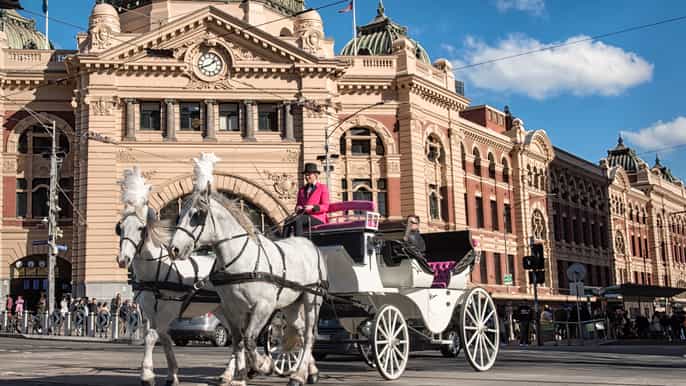 melbourne visite de la ville et des jardins en calèche