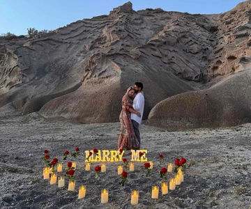 Santorini: Vlychada Beach Romantic Proposal Package