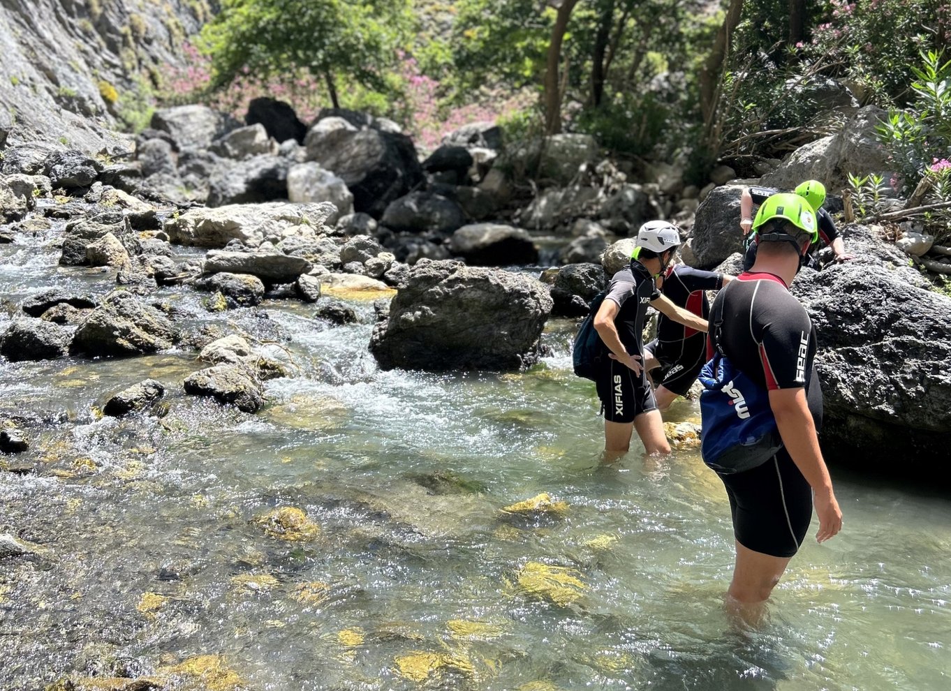 Fra Plakias: Guidet flodtrekking i Kourtaliotiko-slugten