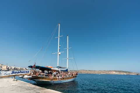 Malta: viaje de 1 día de Comino, la laguna Azul y cuevas