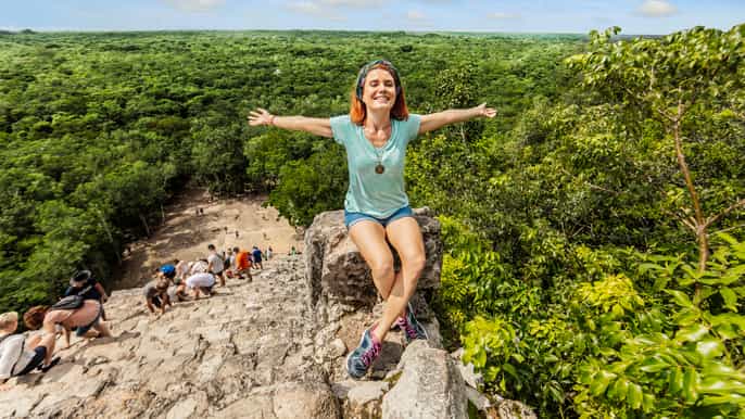 desde cancún visita guiada a cobá y entrada al parque xelhá