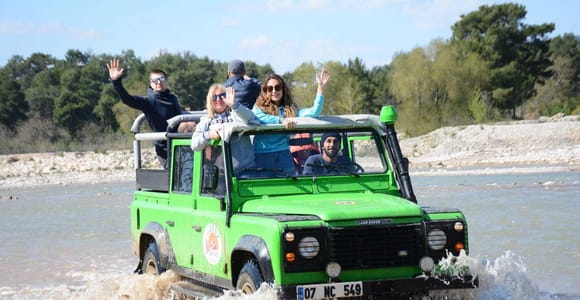 Antalya: Taurus Mountains Waterfalls Jeep Safari w/Lunch
