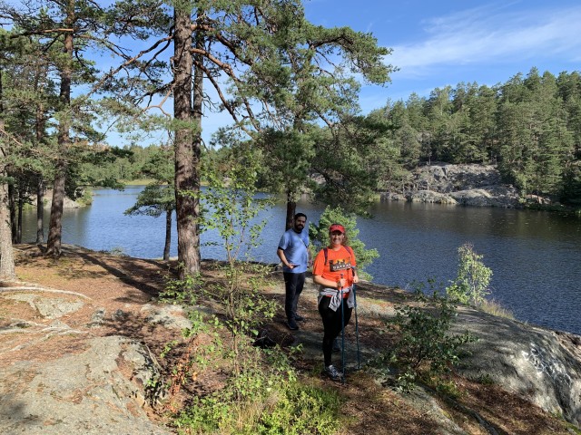 Visit Stockholm Nature Reserve Hiking Tour with Campfire Lunch in Lakes Region