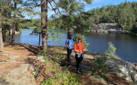 Stockholm: Hiking Tour in Nature Reserve & Campfire Lunch