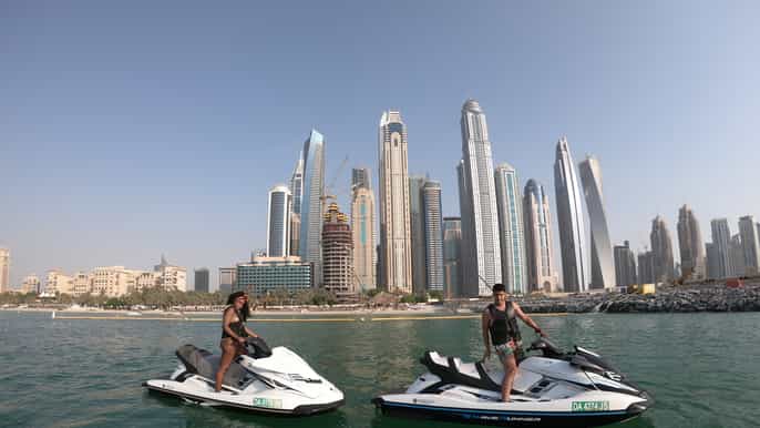 dubai mina seyahi 1hour jet ski rental