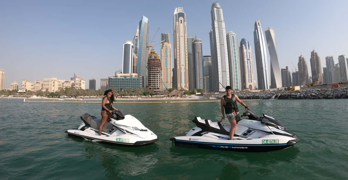 Dubai: Mina Seyahi 1-Hour Jet Ski Rental | GetYourGuide