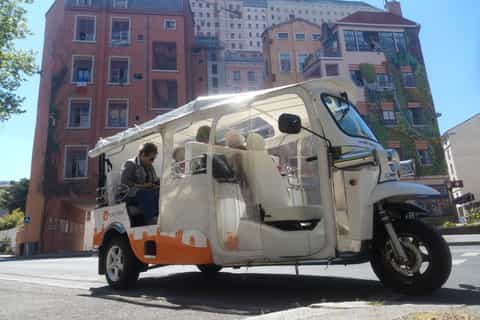 Lyon: visite guidée de la ville de 2 heures en Tuk Tuk électrique
