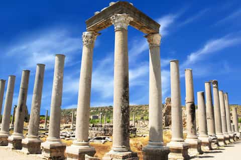 Perge, Side, Aspendos & Waterfalls Guided Tour