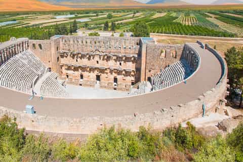 Perge, Side, Aspendos & Waterfalls Guided Tour