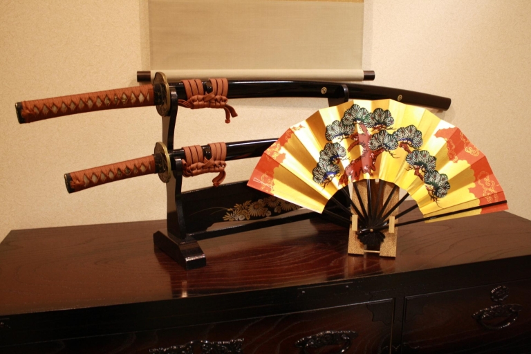 Kyoto: Samurai-Kenbu-Show – traditioneller SchwerttanzNormales Ticket – Samurai-Kenbu-Show & Mini-Erlebnisse