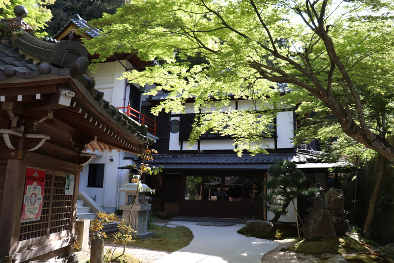 Miyajima: Culturele ervaring in een KimonoKalligrafie in een Kimono