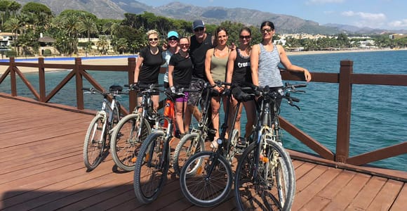 Von Marbella aus: Geführte Fahrradtour nach Puerto Banús
