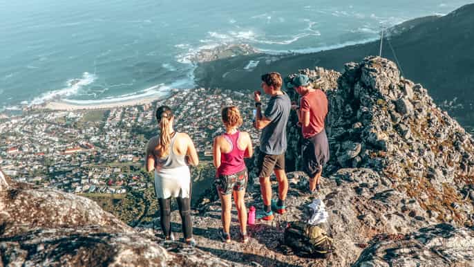 cape town table mountain hike via india venster