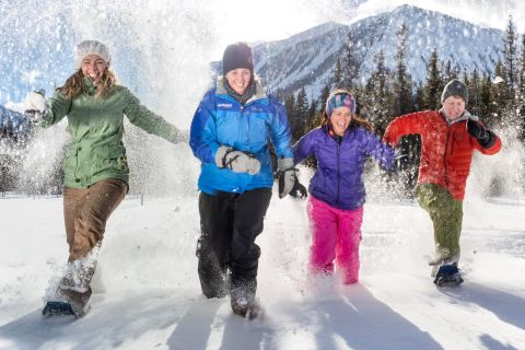 From Banff: Snowshoeing Tour in Kootenay National Park