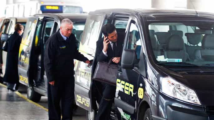 santiago airport shared arrival or departure transfer