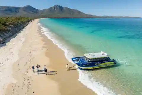 Coles Bay : Service de bateau-taxi du parc national Freycinet