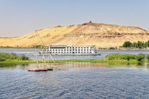 De Aswan: Cruzeiro de 4 dias de 5 estrelas no Nilo com visitas guiadas