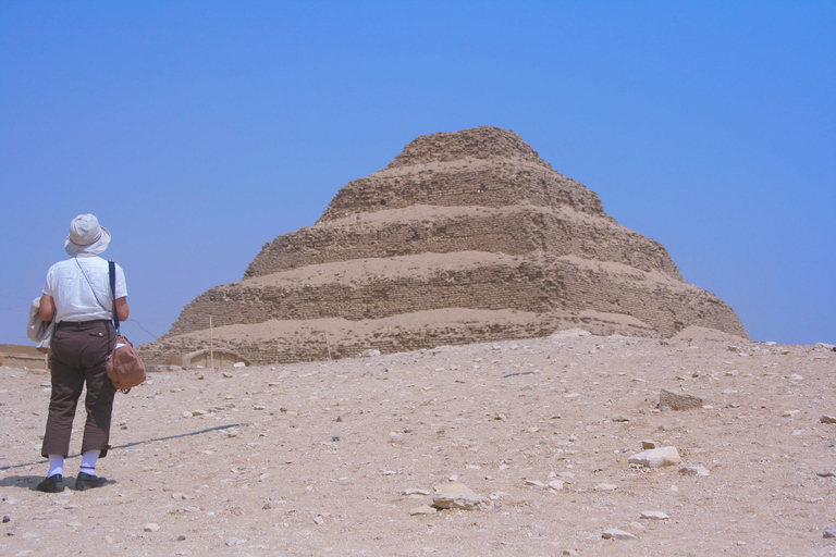 Cairo: Djoser, Bent Pyramid & Memphis Day Trip Private Option with Transportation, Guide & Tickets included