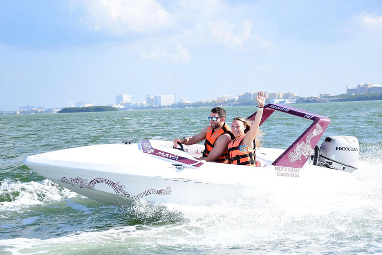 From Cancun: Speedboat & Snorkel Adventure
