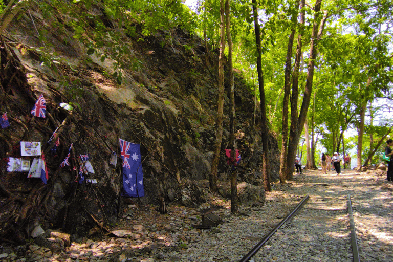 Desde Bangkok: Excursión por el Ferrocarril de la Muerte y el Paso del Fuego Infernal con AlmuerzoRecorrido compartido con servicio de recogida y regreso del hotel