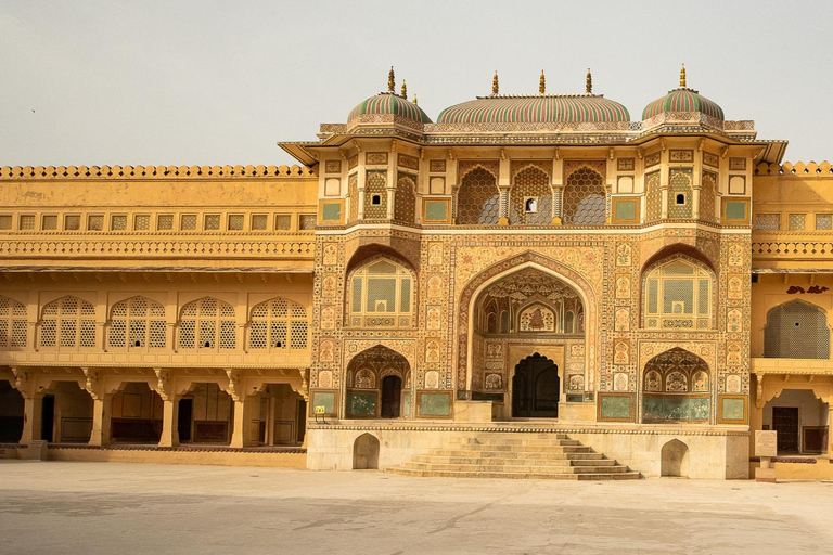 From Delhi: Jaipur & Amber Fort Guided Tour by Private Car Tour With Private Car, Driver, Guide and Entrance Tickets