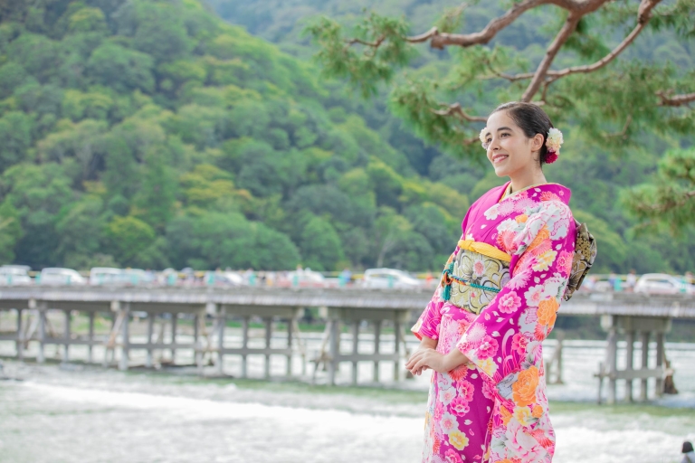 Kioto: wypożyczenie kimona premium na 1 dzień