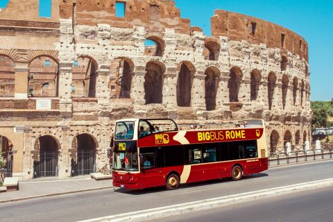 Rome: Hop-On Hop-Off Tour + Colosseum, Forum & Palatine Hill