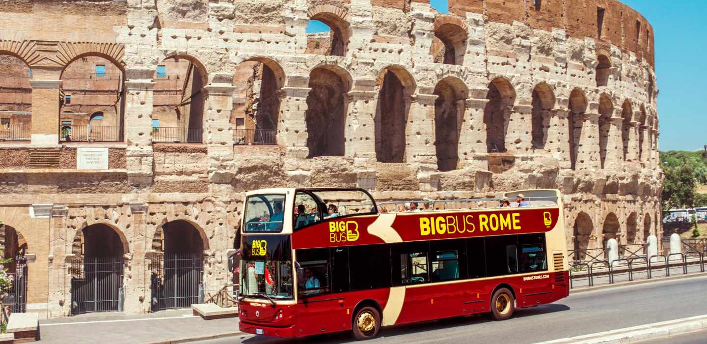 Rom: Hop-On/Hop-Off-Tour & Kolosseum, Forum Romanum, Palatin