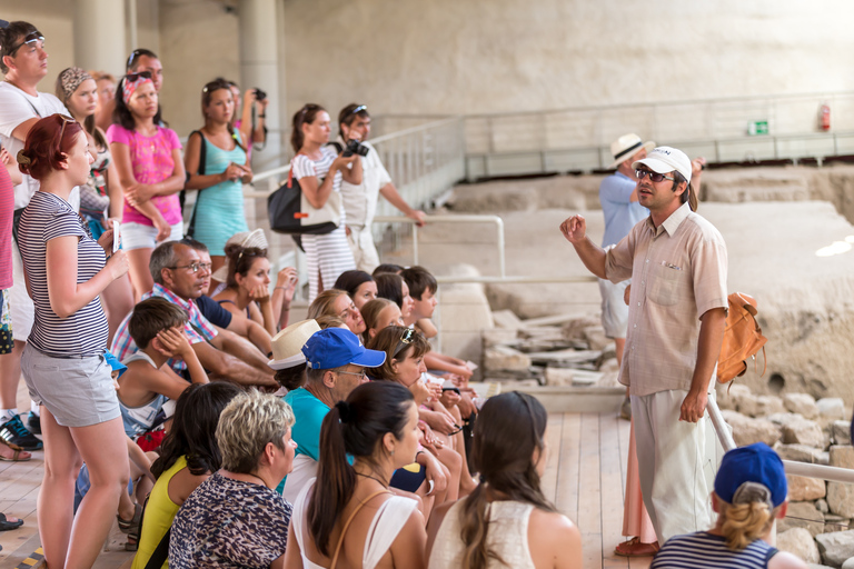 Santorini: esperienza combinata con crociera al vulcano e tour in autobus dell&#039;isola