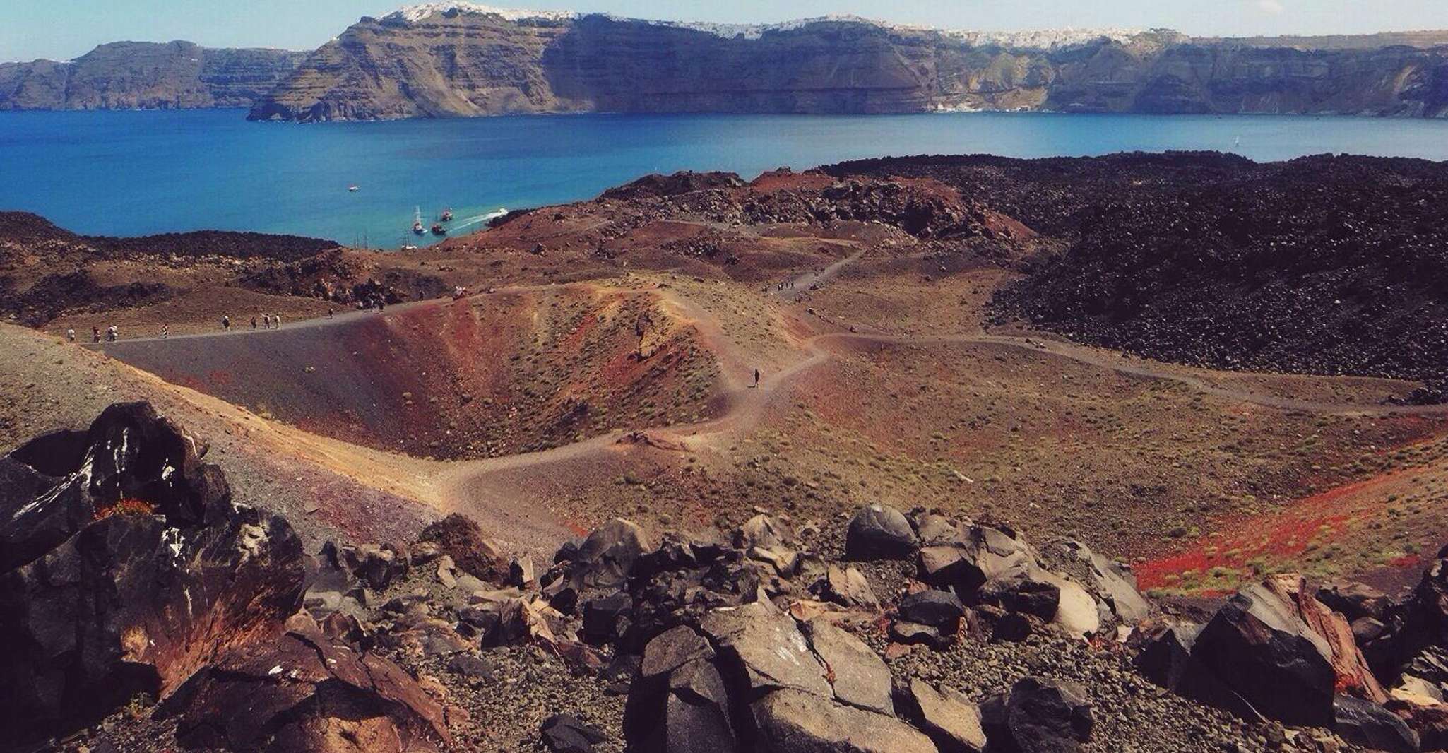 Santorini 2-Tage-Combo, Volcano Bootsfahrt und Insel Bus-Tour - Hizvo