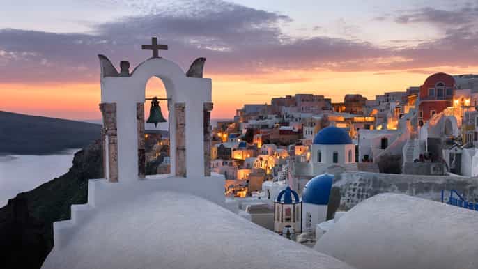 santorini 2day volcanic cruise bus tour combo