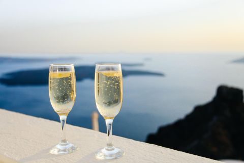 Santorini: Oian viinikierros auringonlaskun kanssa