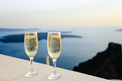 Santorin: visite des vignobles au coucher du soleil à OiaSantorin: visite viticole commune avec coucher de soleil à Oia