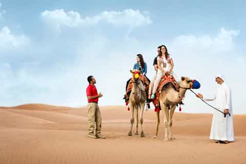 dubai manhã camel trek