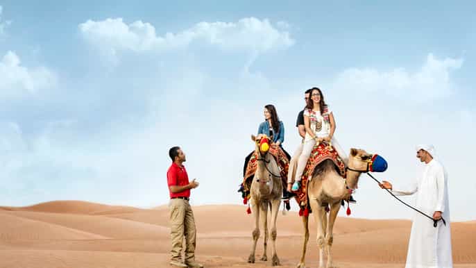 dubai morning camel trek