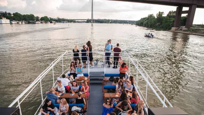 belgrade 1.5hour river cruise with local guide
