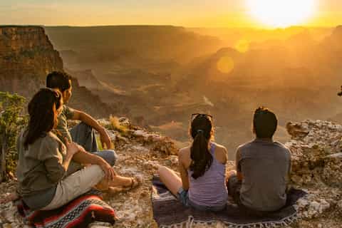 tour al tramonto del grand hermits rest da tour tusayan