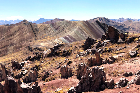 Cusco: All-inclusive Palcoyo Rainbow Mountain-tour van een hele dagPrivé Palcoyo Regenboogberg