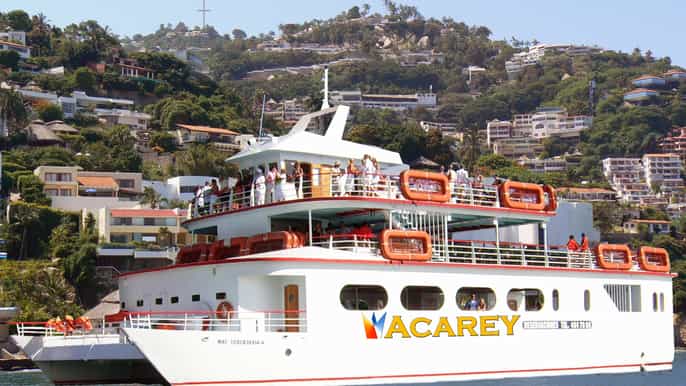 croisière au coucher du soleil sur la baie dacapulco