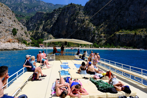 Fethiye: Butterfly Valley & Blue Bays Boat Cruise Fethiye Ölüdeniz Boat without Hotel Transfer