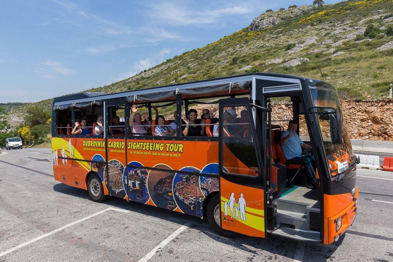 Dubrovnik: Hop-on Hop-off-buss för sightseeingDubrovnik: Hop-on-hop-off-sightseeing med buss