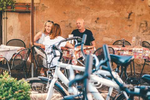 verona mattur på cykel