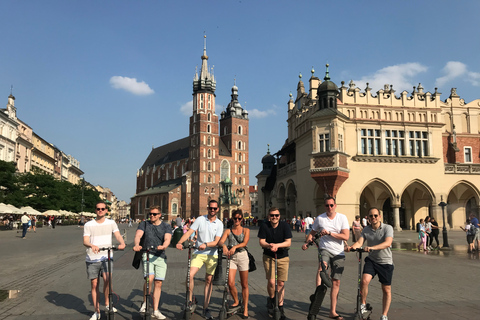 Tur med elektrisk skoter i Krakow