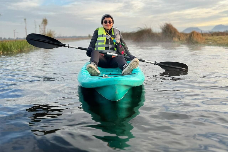 Xochimilco: Kajaktour und Salamanderbeobachtung