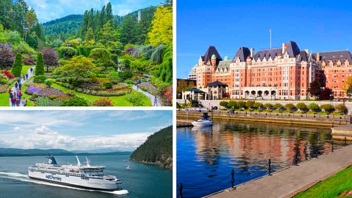 fullday victoria and butchart gardens tour from vancouver