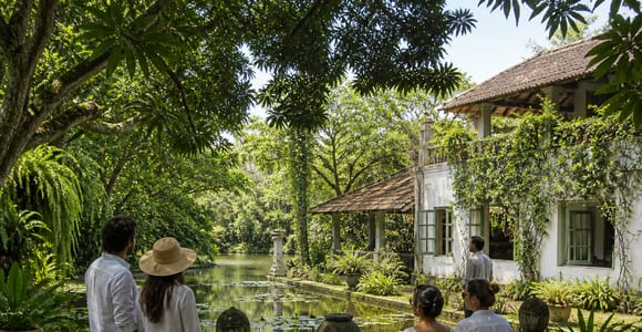 From Bentota/Beruwala: Lunuganga & Brief Garden Marvels Tour