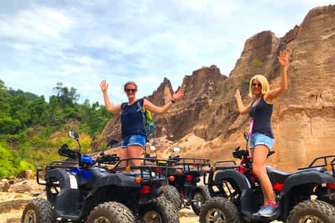 khao lak atv mangrove canoe and temple tour