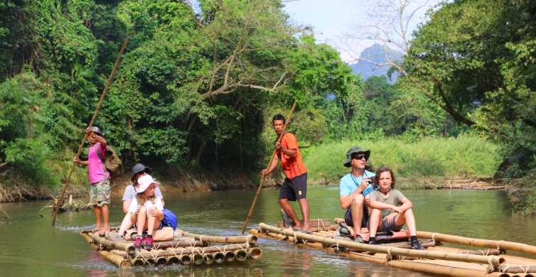 Khao Lak: Khao Sok Bamboo Rafting and Elephant Bathing Trip
